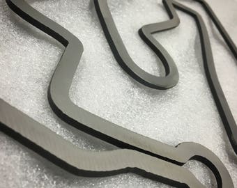 Race Track Wall Art.  13 to 24 inch. North American Road Racing Circuits