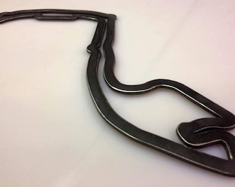 Formula One Race Track Wall Art, Metal F1 Circuit (25-36 Inch)