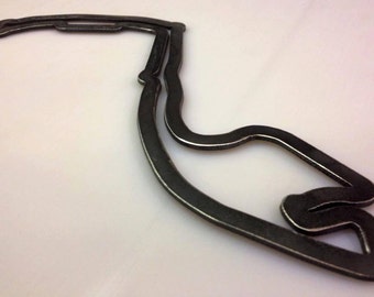 Formula One Track Wall Art, Metal Race Track Decor