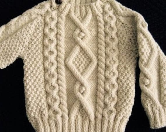 of kindertrui Kleding Unisex kinderkleding Sweaters Ierse wollen baby- peuter 