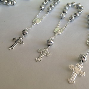 25 doop gunsten mini rozenkransen / communie gunsten / decenario / recuerdito para bautizo / doop gunst