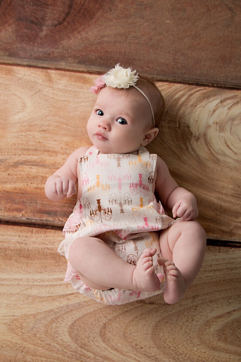 Baby Girl Sunsuit Romper Etsy