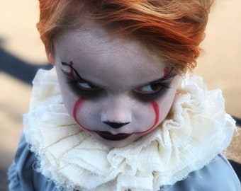 Disfraz infantil de payaso espeluznante, talla 3 m-6t