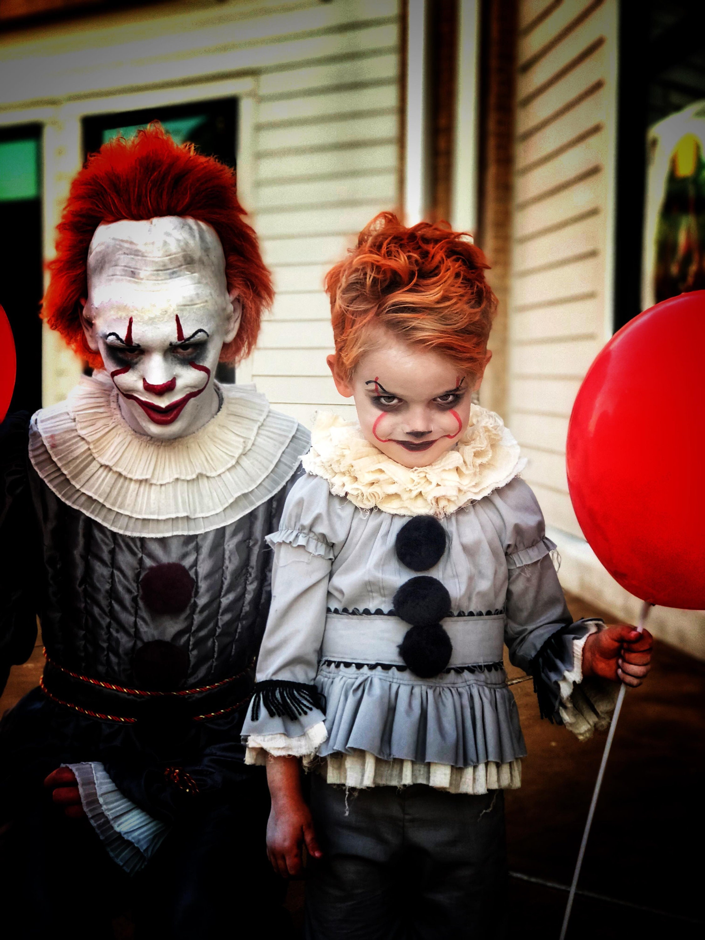Sz 710 Child's Creepy Clown Costume Etsy Australia