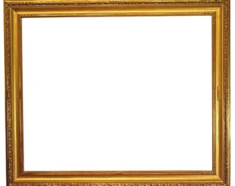 40x49 Inch American Gold Arts and Crafts Style Picture Frame