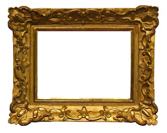 18th Century French Louis XV 8x11 Gold Art Frame