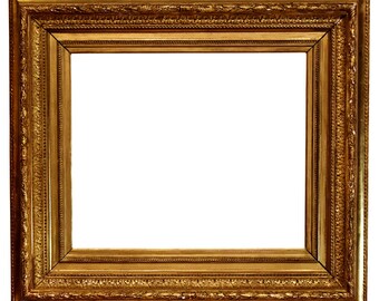 18x21 Inch Antique French Gold Picture Frame circa 1800s