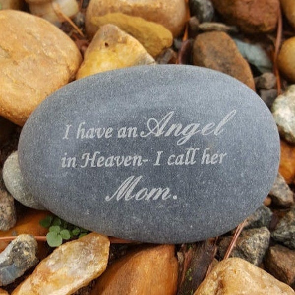 Memorial Stone for Mom Etsy