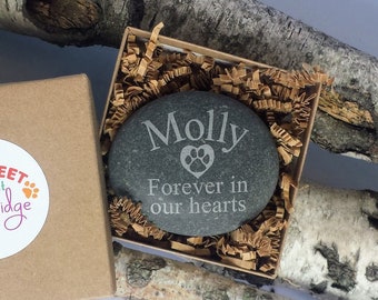 personalized pet garden stones