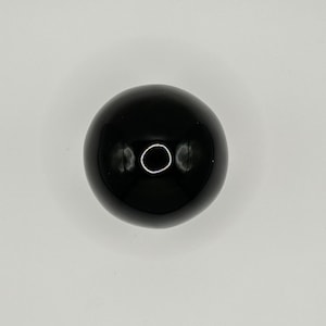 Polished 2” Black Obsidian Crystal Gemstone Sphere Decor Ball - RBL320