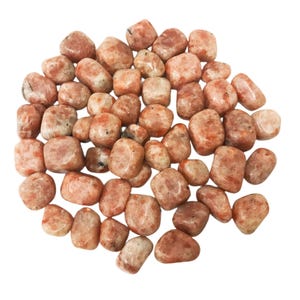 1 lb Natural Polished Sunstone Gemstone Tumbled Stones Healing Crystals Bulk