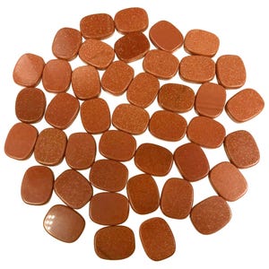 Goldstone Pocket Palm Stone – Approx. 1 x 0.75 Inch Polished Gemstone for Collectors, Display, Crafts, or Gift – Sparkling Goldstone