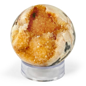 Polished Sphalerite Crystal Gemstone Sphere Decor Ball for Home Decor, Energy Healing, and Collecting - RBL276