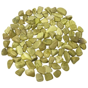 1 lb Natural Polished Serpentine Gemstone Tumbled Stones Healing Crystals Bulk