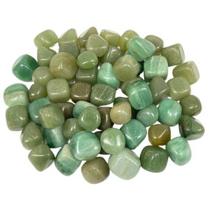 1 lb Polished Aventurine Gemstone Tumbled Stones Healing Crystals Bulk