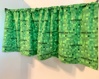 Minecraft Curtains Etsy