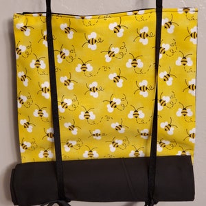 Classroom Door Window Curtain Roll Up Bumble Bees