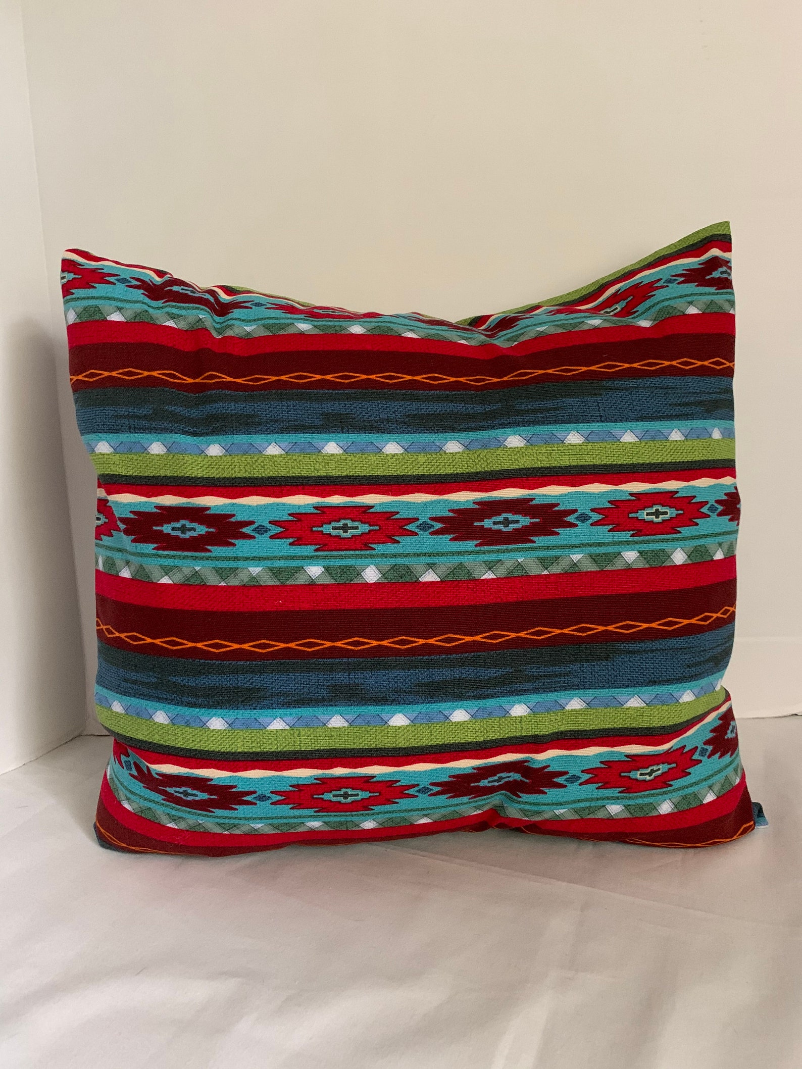 Pillow Cover Southwest Tribal Bright Colors CHOOSE SIZE Throw Etsy