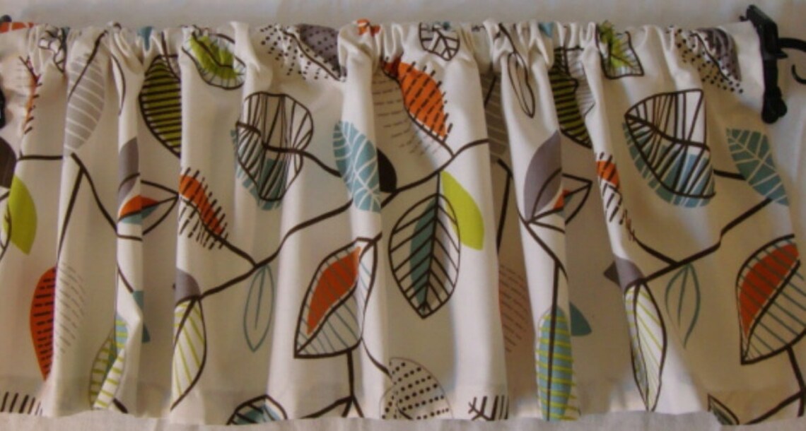 Valance Covington Carson Fiesta Window Treatment Cream Etsy