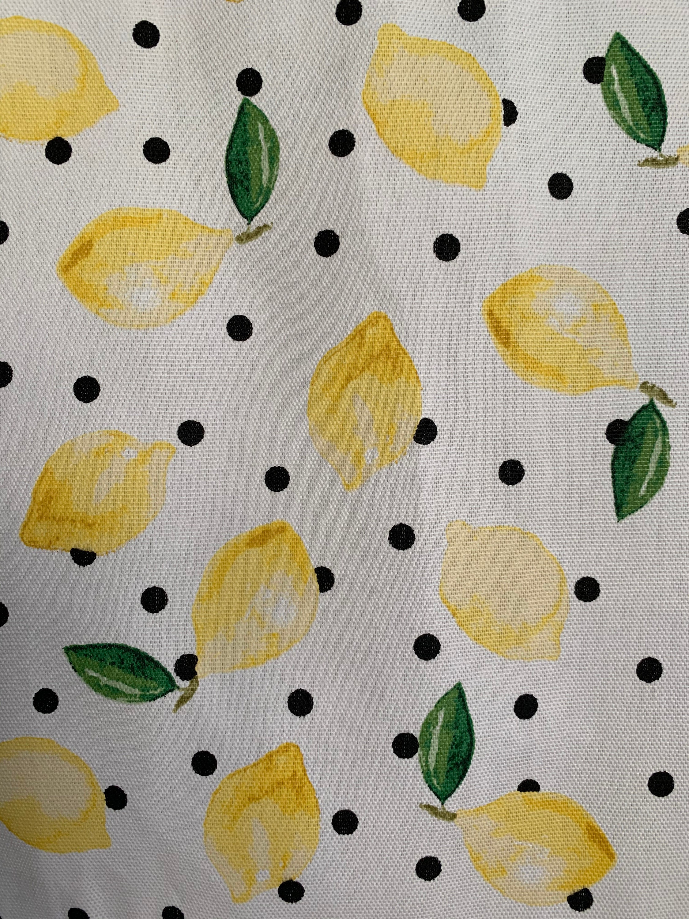 Valance Farmhouse Lemons on White Backgound Kitchen Window | Etsy