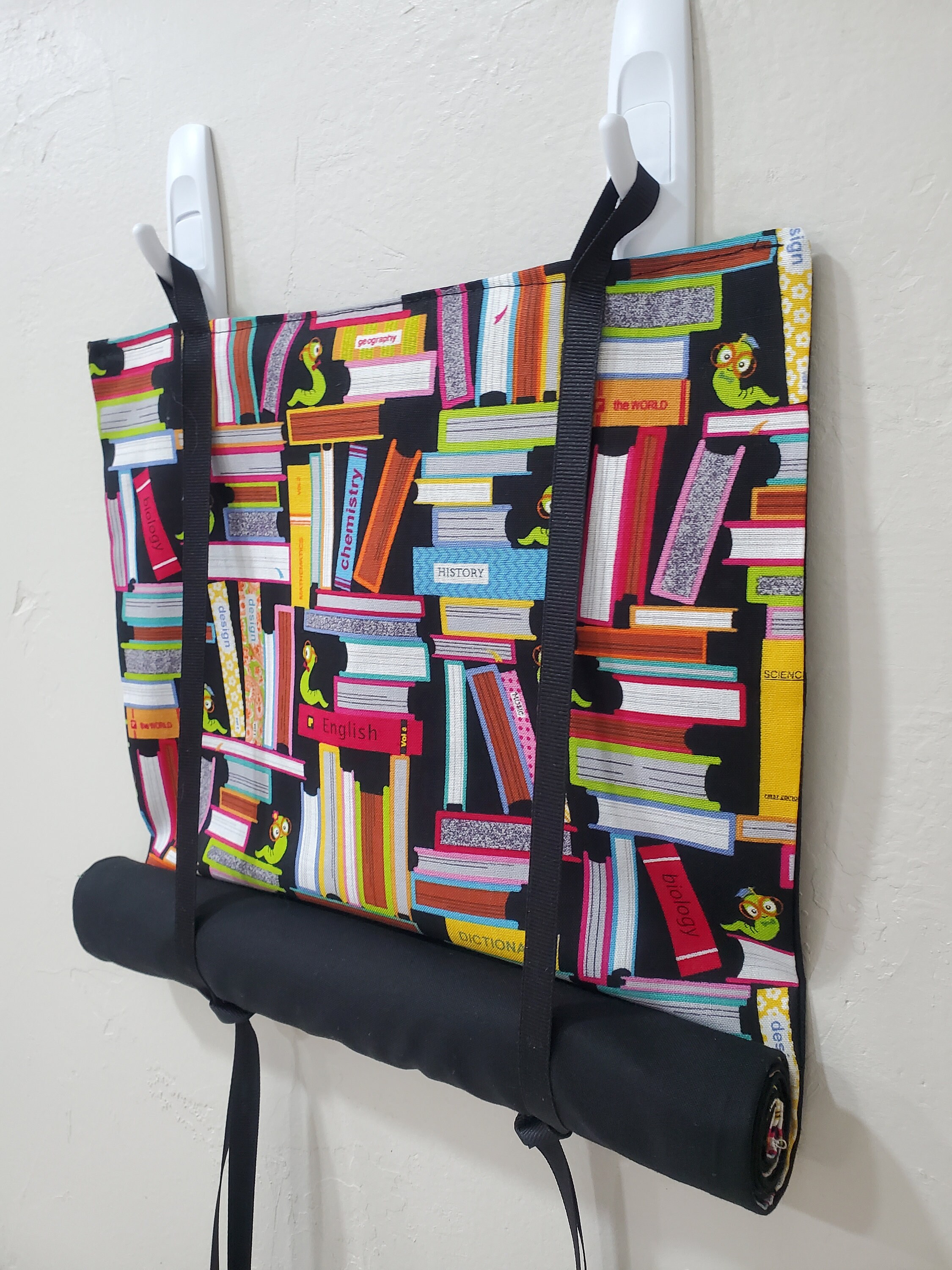 Bookworm Window Display Classroom Door Window Curtain Library Books Bookworm Reading Theme Roll ...