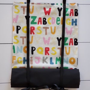 Security Alert Classroom Door Curtain/Alphabet Letters/Black Out/Intruder Alert Drill/ Roll Up/ Tie Up