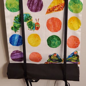 Classroom Door Window Curtain The Hungry Caterpillar Roll Up Security Drill/Intruder Alert/ Privacy