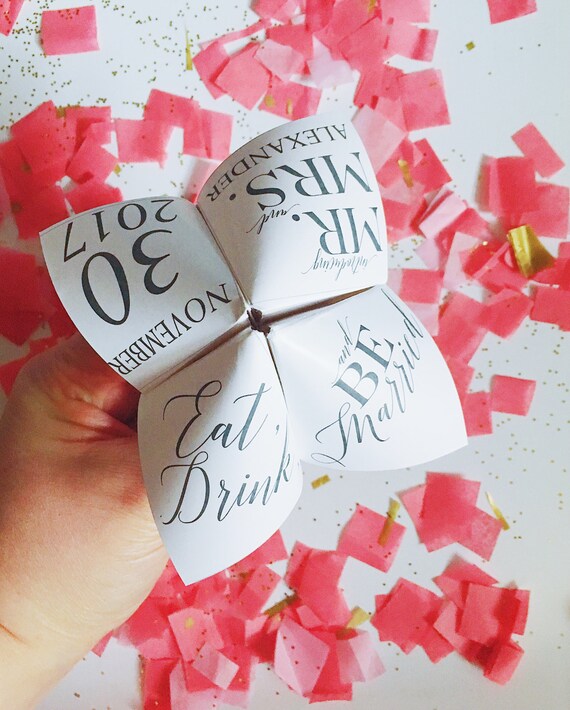 Printable Wedding Program Menu Escort Card Cootie Etsy