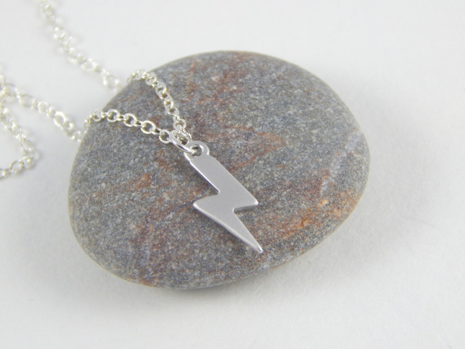 Dainty Gold Lightning Necklace Lightning Bolt Necklace Gold Etsy
