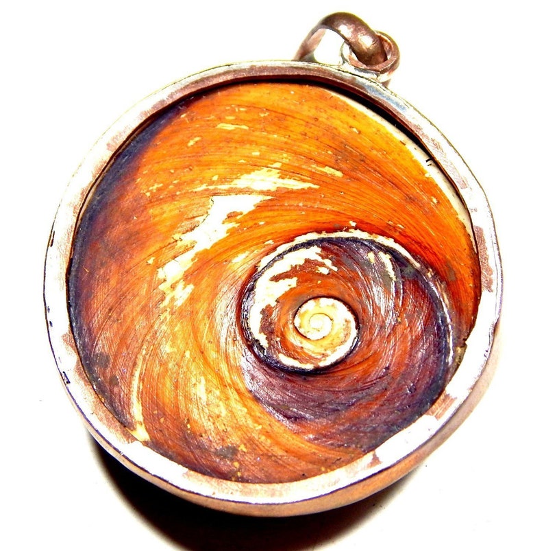 Big Size Gomti Chakra Gomti Shila Locket in Pure Copper 1pcs