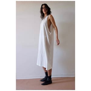 Long Tank Dress & Belt / Women's Cotton Dress / Cotton Jersey Long Dress / Maxi Tank Dress / Pregnancy Cotton Dress / Summer Sleeveles Dress