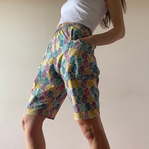 Women&#39;s Bermuda In Cotton Or Linen /Summer Shorts In Cotton / Summer Cotton Bermuda / Linen Unisex Bermuda / Zebra Print Bermuda / Shorts