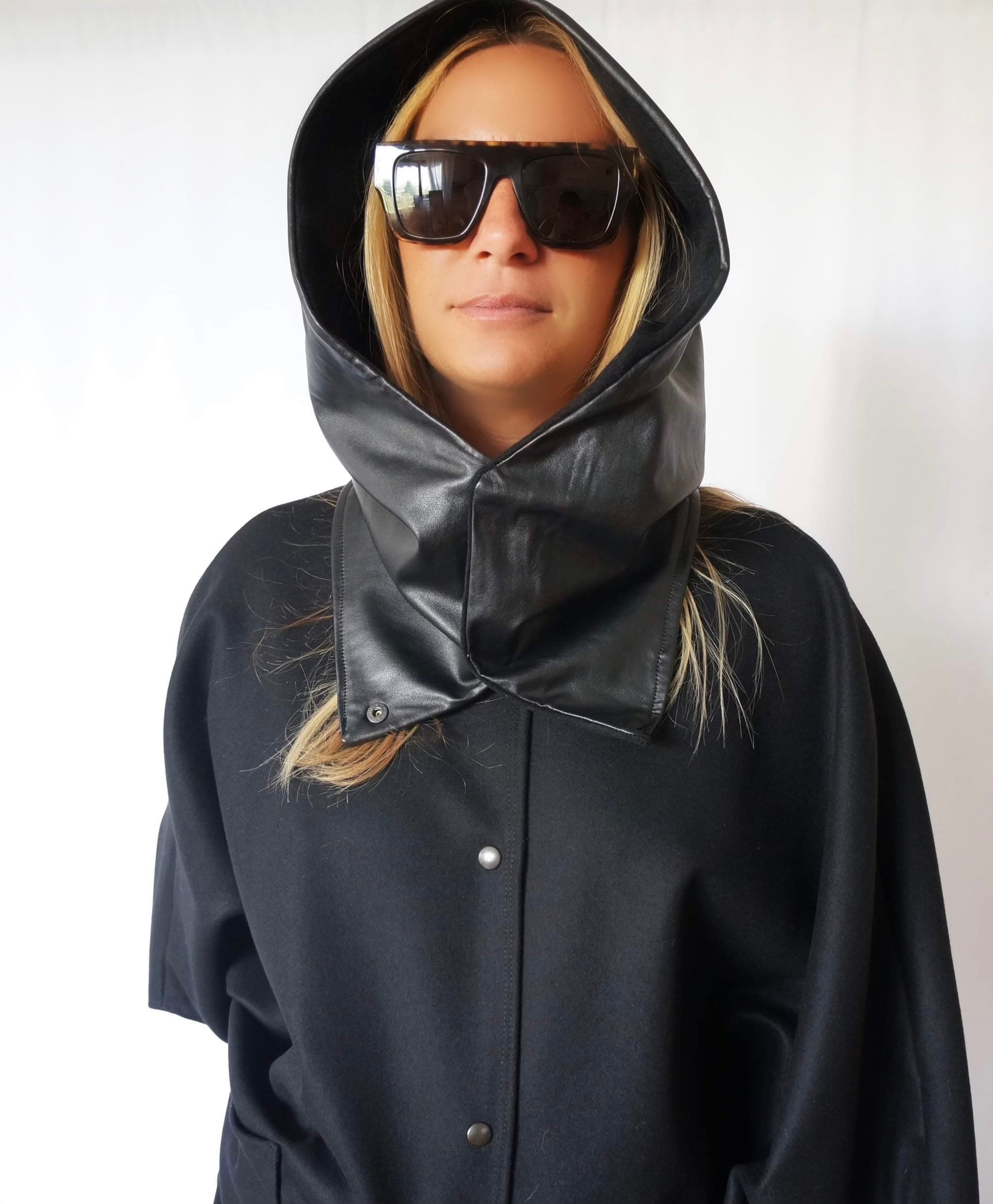 【新品未使用タグ付】2WAY CAPE PUFF SLEEVE COAT Amazon.com: HGps8w Women's Poncho Cape Cloak Elegant Batwing