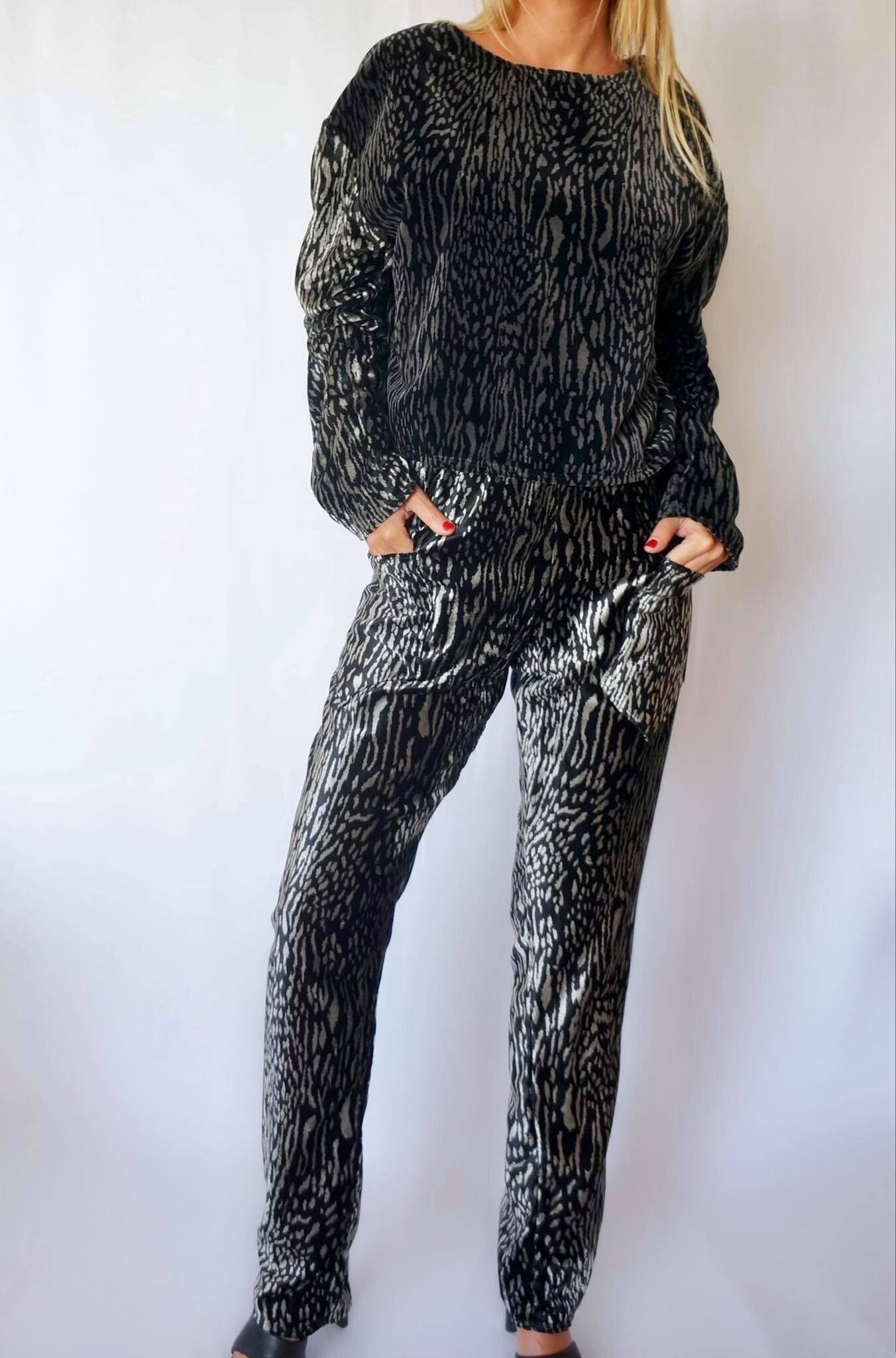 Animal Print Pants SDG East London AW 