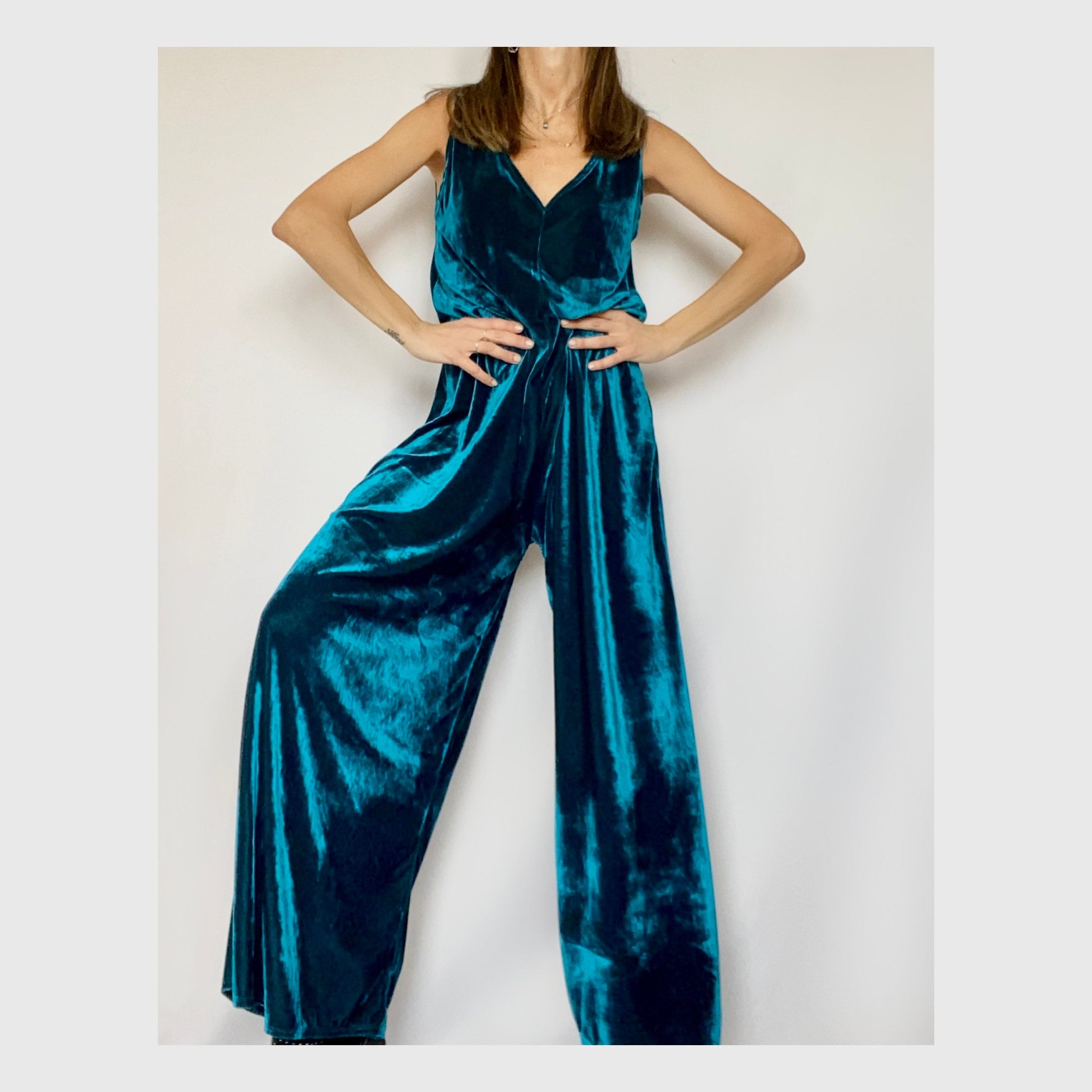 Bb dakota velvet jumpsuit hotsell