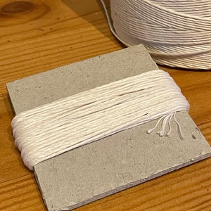 Leather Sewing Thread 18/5 in 4 Colours/waxed Linen Thread/linen
