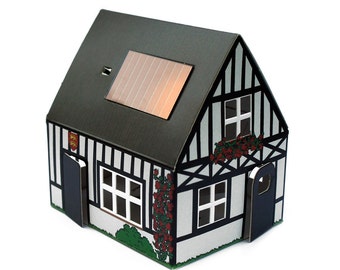 Solar Powered Night Light - Casagami Mini House "Normandy"