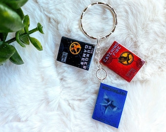 Custom Miniature Book Keychain: Personalized Book Lover Gift