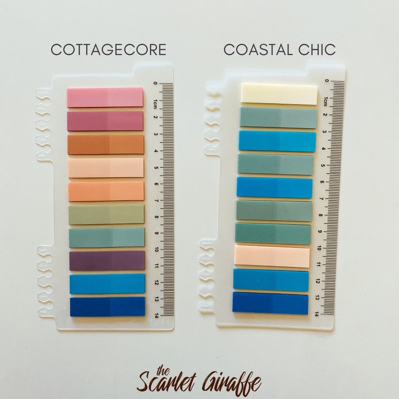 Transparent Sticky Annotation Tabs for Annotating Book Variety Color Page Tabs for School Page Flags for Book Lovers Gift for Her Stationery image 4