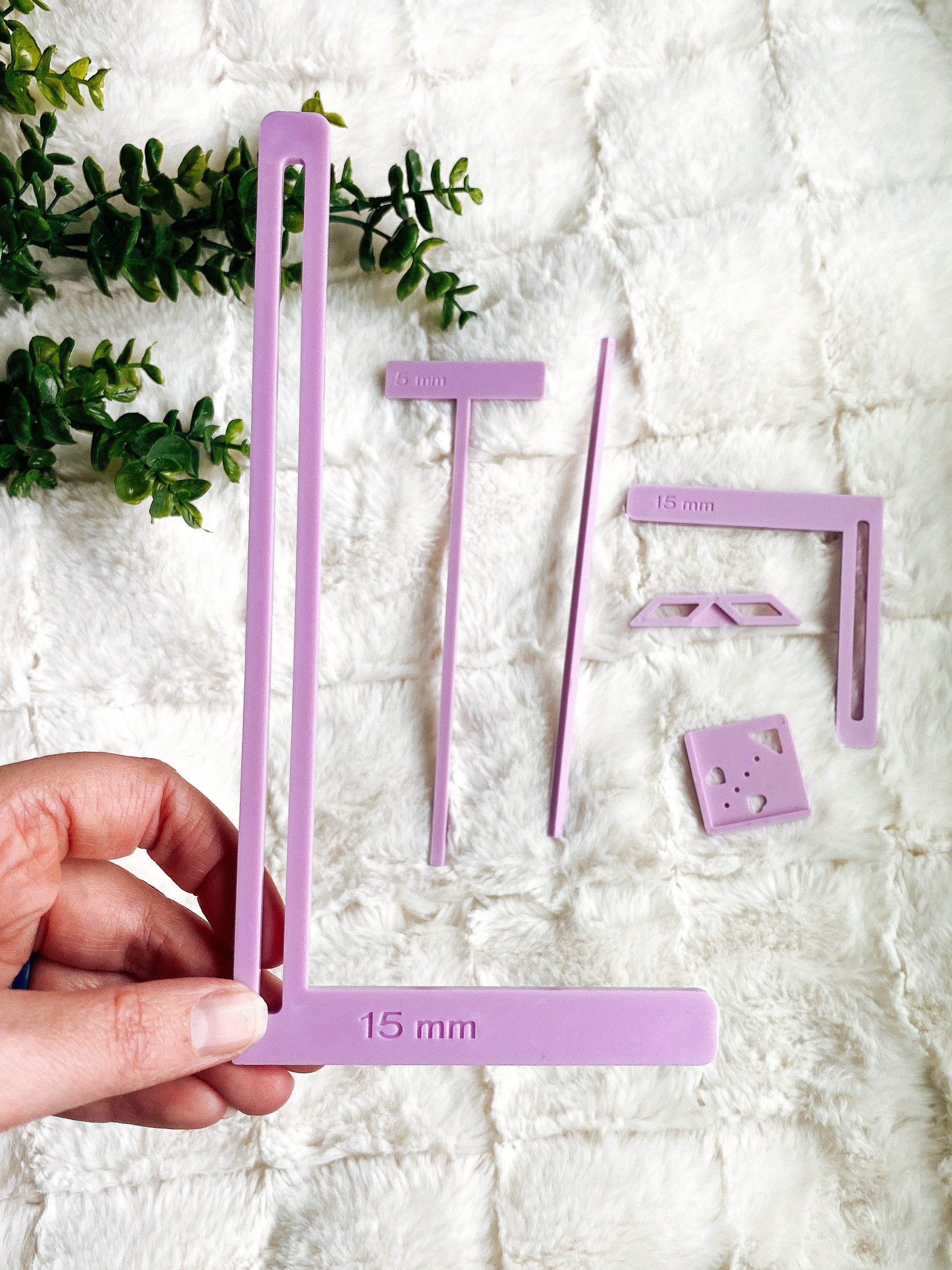 Raised Ruler Paper Guide Complete Bookbinding Ruler Guide Set Including L Ruler, T Ruler, Square ...