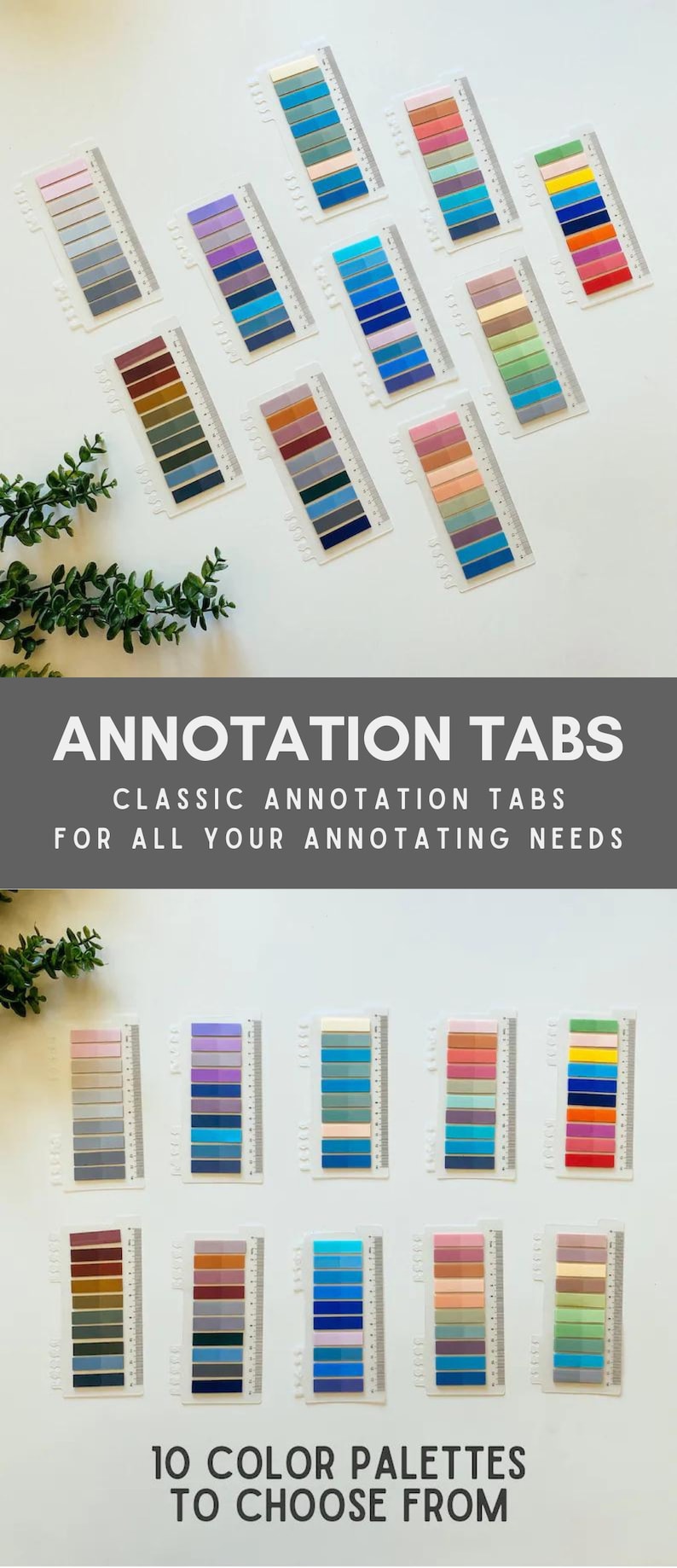 Transparent Sticky Annotation Tabs for Annotating Book Variety Color Page Tabs for School Page Flags for Book Lovers Gift for Her Stationery image 11
