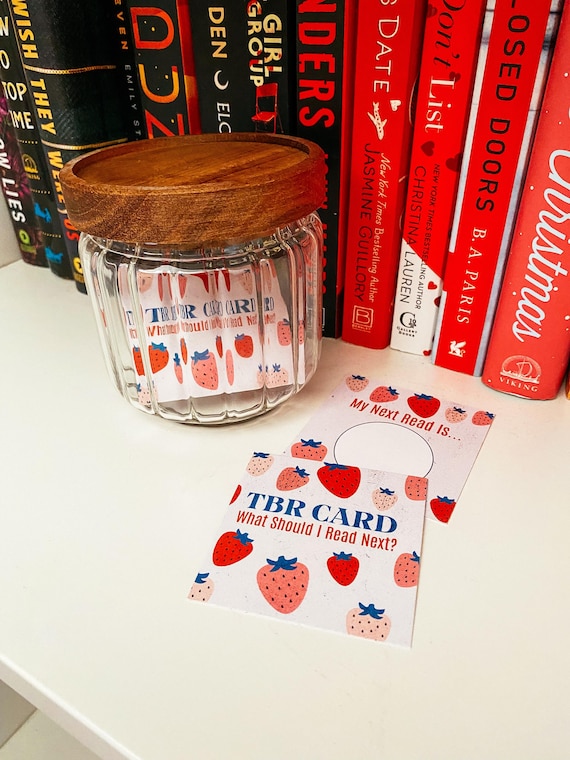 TBR Scratch Card Reading Challenge Book Recommendation Literature Gift Bookworm Surprise Bookish Activity Club List Game Idea Reader Present