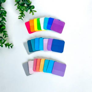 Ensemble complet de pense-bêtes colorés pour annoter des livres et prendre des notes • Mini post-it transparents indispensables pour le bureau