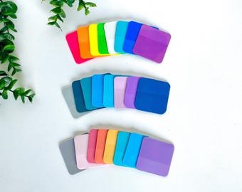 Full Set Colorful Sticky Notes for Annotating Books and Taking Notes • Office Transparent Mini Post-It Essentials