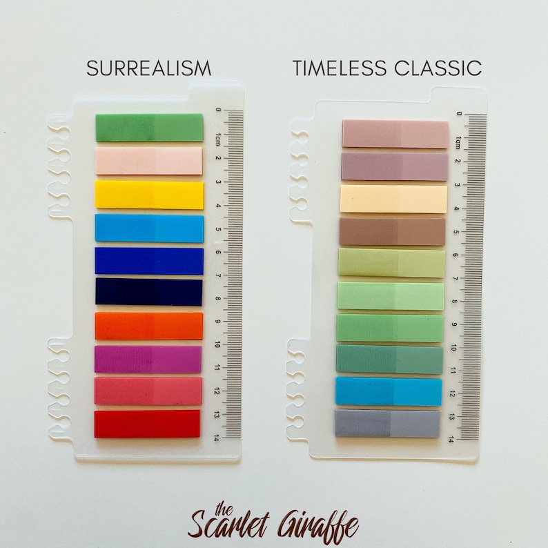 Transparent Sticky Annotation Tabs for Annotating Book Variety Color Page Tabs for School Page Flags for Book Lovers Gift for Her Stationery image 5