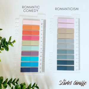 Transparent Sticky Annotation Tabs for Annotating Book Variety Color Page Tabs for School Page Flags for Book Lovers Gift for Her Stationery image 2