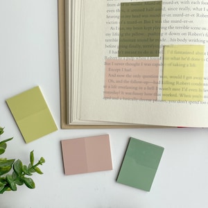 Vintage Transparent Sticky Notes for Annotating Books, Taking Notes ...