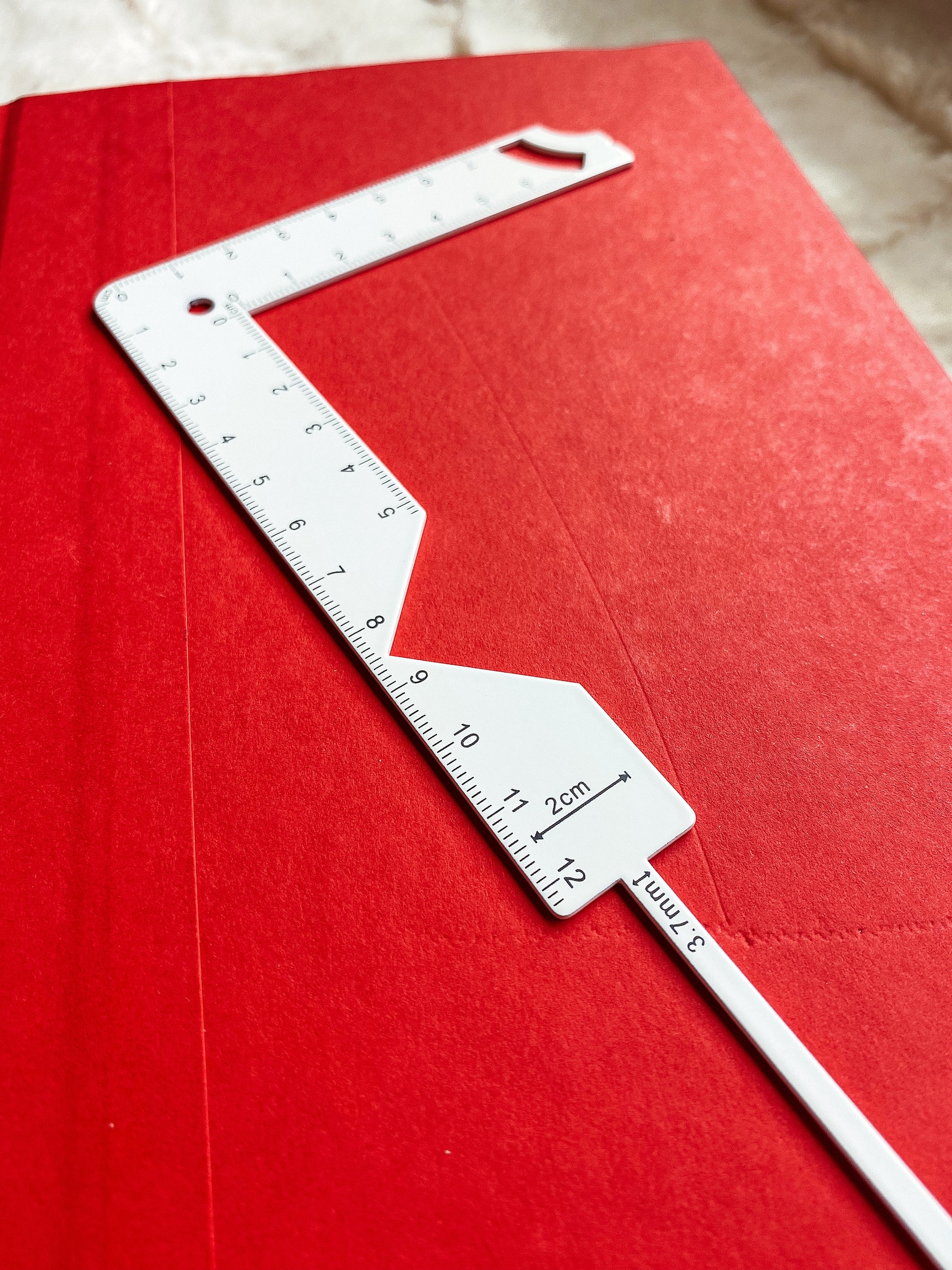 5-in-1 Bookbinding Ruler Guide: Stainless Steel DIY Craft Tool - Etsy