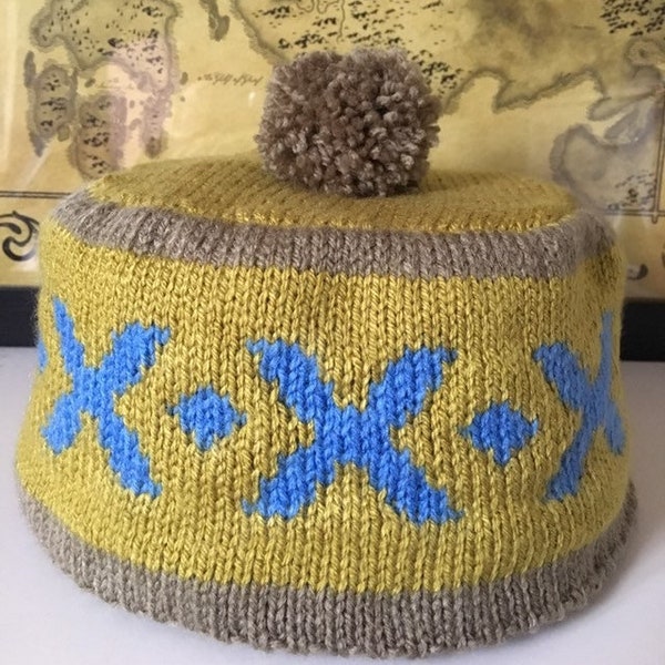 Frozen - Oaken's Hand Knitted Hat - Accessory from a Character Costume for Men and Children Disney Cosplay