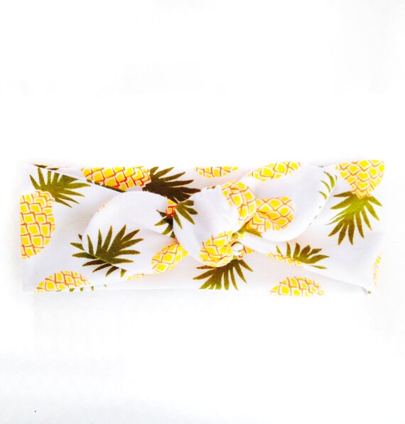 Items similar to Pineapple headwrap baby/toddler on Etsy